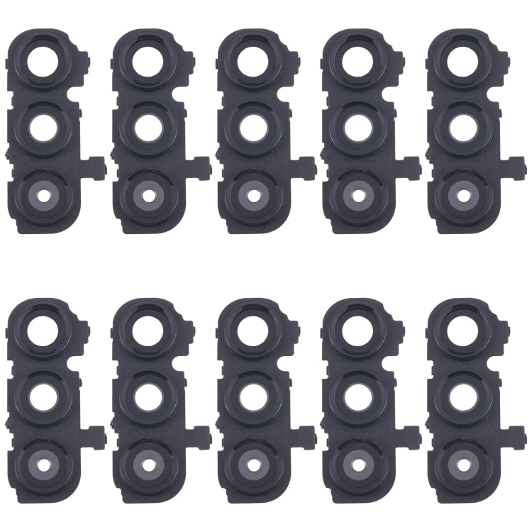 For Samsung Galaxy A16 SM-A165F 10pcs Rear Camera Lens Cover(Black)