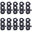 For Samsung Galaxy A16 SM-A165F 10pcs Rear Camera Lens Cover(Black) - free shipping - PMc TechLife - Order now!