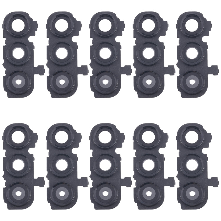 For Samsung Galaxy A16 5G SM-A166B 10pcs Rear Camera Lens Cover(Black)