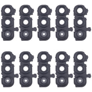 For Samsung Galaxy A16 5G SM-A166B 10pcs Rear Camera Lens Cover(Black)