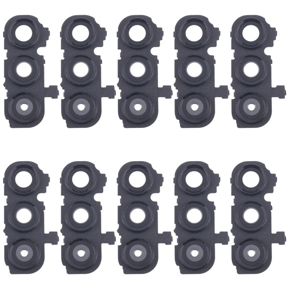 For Samsung Galaxy A16 5G SM-A166B 10pcs Rear Camera Lens Cover(Black)