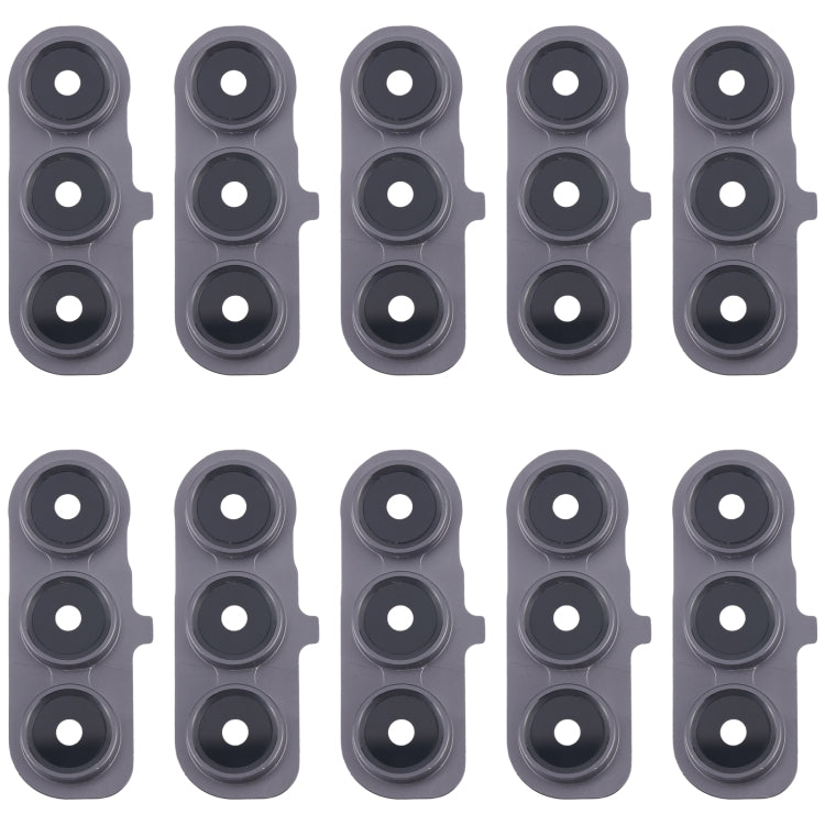 For Samsung Galaxy S24 FE SM-S721B 10pcs Rear Camera Lens Cover(Black)