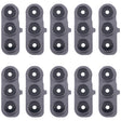 For Samsung Galaxy S24 FE SM-S721B 10pcs Rear Camera Lens Cover(Black) - free shipping - PMc TechLife - Order now!