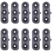 For Samsung Galaxy S24 FE SM-S721B 10pcs Rear Camera Lens Cover(Black)