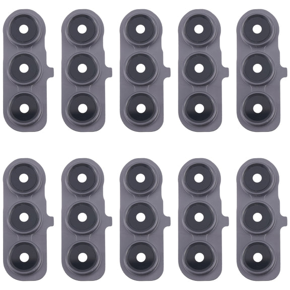 For Samsung Galaxy S24 FE SM-S721B 10pcs Rear Camera Lens Cover(Black)