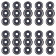 For Samsung Galaxy F55 SM-E556B 10pcs Rear Camera Lens Cover(Black) - Other Galaxy Parts by PMC TechLife | Online Shopping South Africa | PMC TechLife | Buy Now Pay Later Mobicred