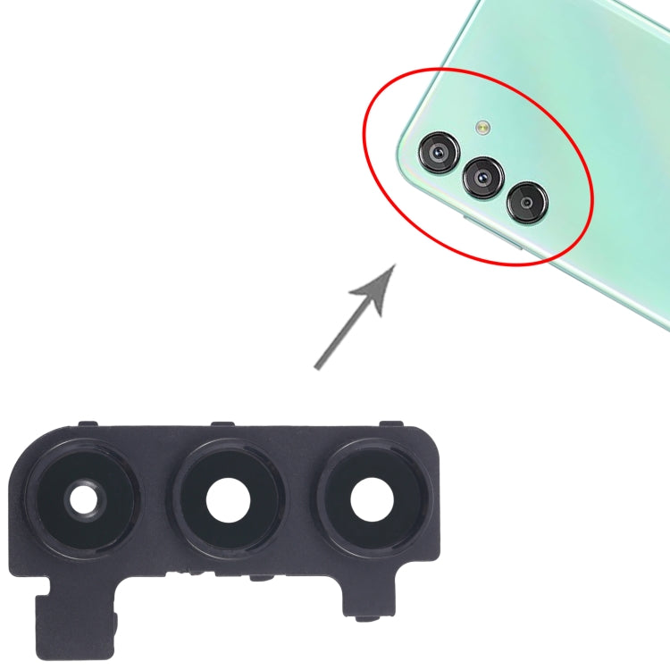 For Samsung Galaxy F15 SM-E156B 10pcs Rear Camera Lens Cover(Black)