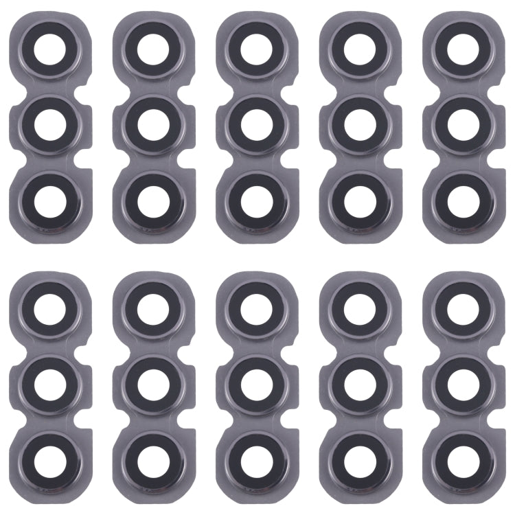 For Samsung Galaxy A34 SM-A346B 10pcs Rear Camera Lens Cover(Black)