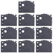 For Samsung Galaxy A14 SM-A145F 10pcs Rear Camera Lens Cover(Black)