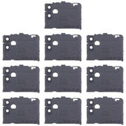 For Samsung Galaxy A04e SM-A042F 10pcs Rear Camera Lens Cover(Black)