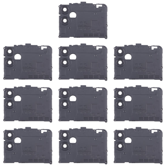 For Samsung Galaxy A04e SM-A042F 10pcs Rear Camera Lens Cover(Black)