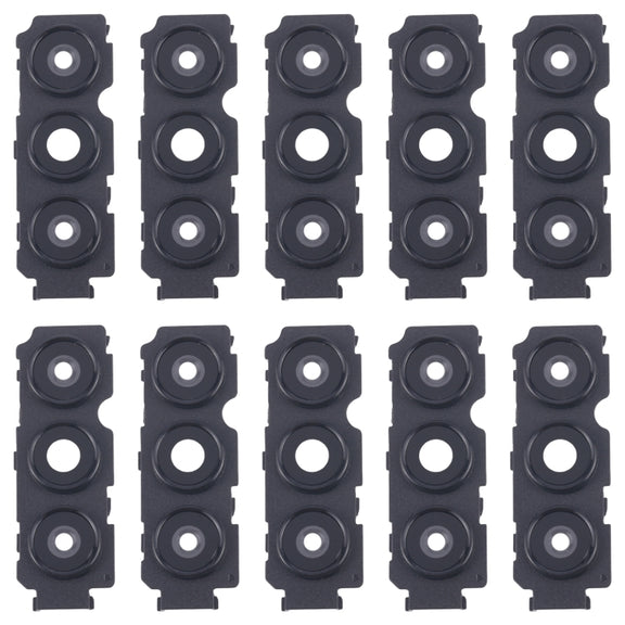 For Samsung Galaxy A04s SM-A047F 10pcs Rear Camera Lens Cover(Black)