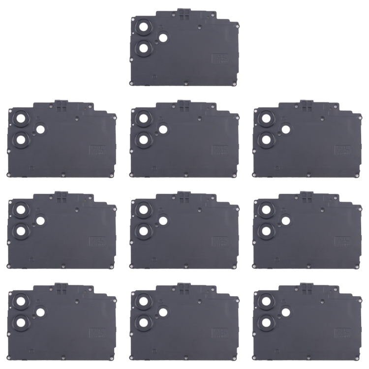 For Samsung Galaxy F04 SM-E045F 10pcs Rear Camera Lens Cover(Black)