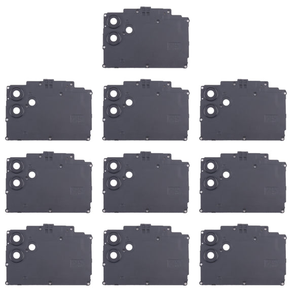 For Samsung Galaxy F04 SM-E045F 10pcs Rear Camera Lens Cover(Black)