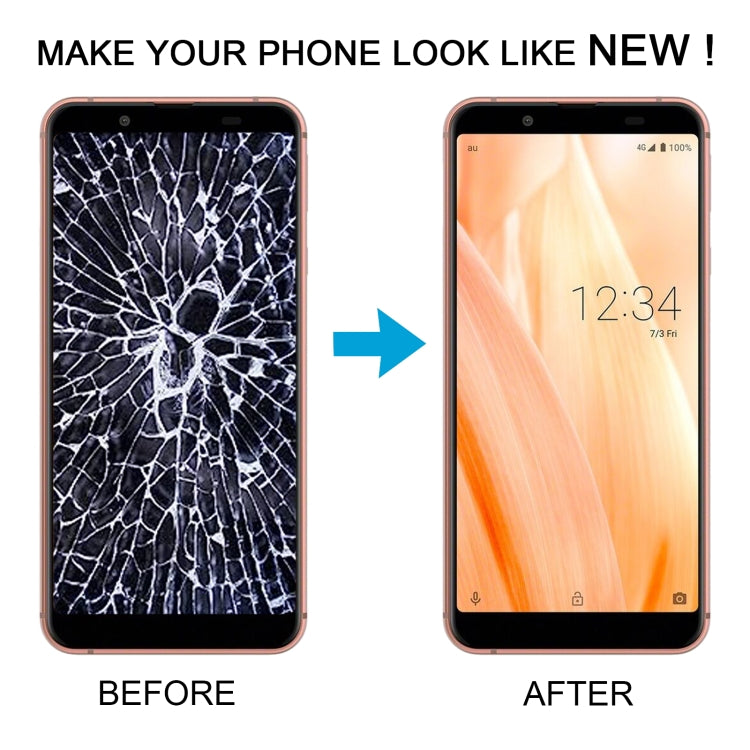 For Sharp Aquos Sense3 Original LCD Screen With Digitizer Full Assembly