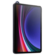 For Samsung Galaxy Tab S10+ / S9+ / S8+ TPU Leather Back Tablet Case with Wristband(Dark Blue)