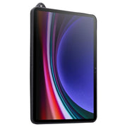 For Samsung Galaxy Tab S10+ / S9+ / S8+ TPU Leather Back Tablet Case with Wristband(Black)