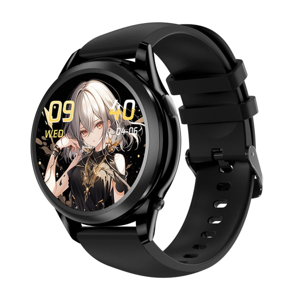 X17 mini 1.27 inch IP67 Water-resistant 2 in 1 Bluetooth Earphone Smart Watch(Black)