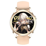 X17 mini 1.27 inch IP67 Water-resistant 2 in 1 Bluetooth Earphone Smart Watch(Gold)