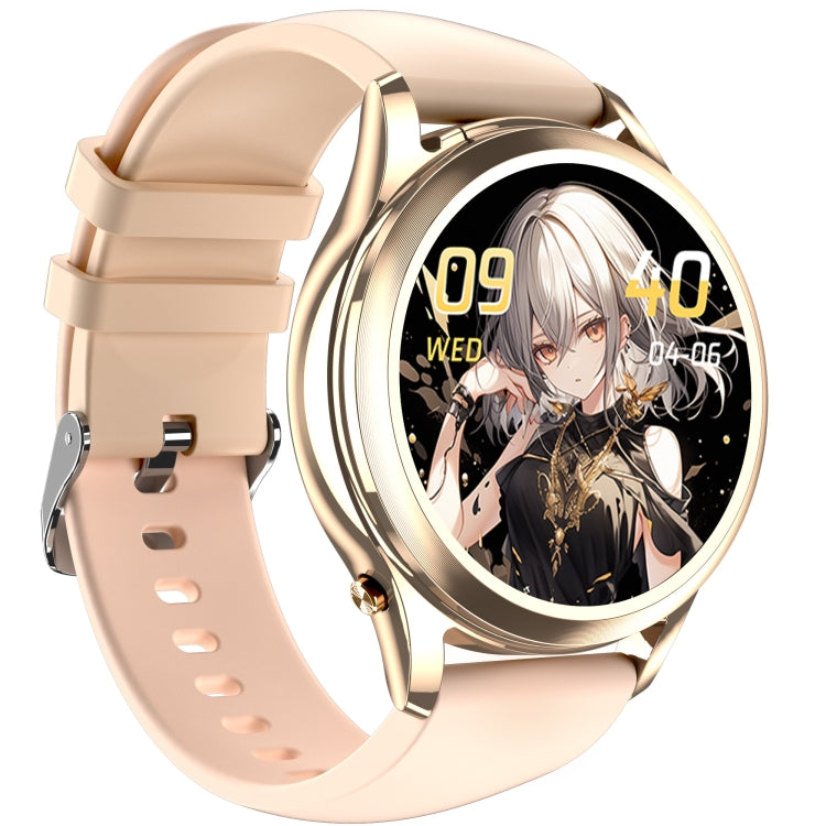 X17 mini 1.27 inch IP67 Water-resistant 2 in 1 Bluetooth Earphone Smart Watch(Gold)
