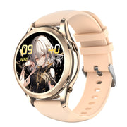 X17 mini 1.27 inch IP67 Water-resistant 2 in 1 Bluetooth Earphone Smart Watch(Gold)
