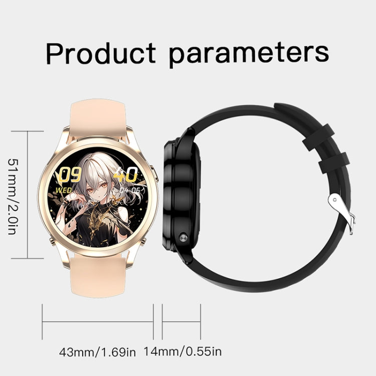 X17 mini 1.27 inch IP67 Water-resistant 2 in 1 Bluetooth Earphone Smart Watch(Black)