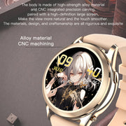 X17 mini 1.27 inch IP67 Water-resistant 2 in 1 Bluetooth Earphone Smart Watch(Gold)