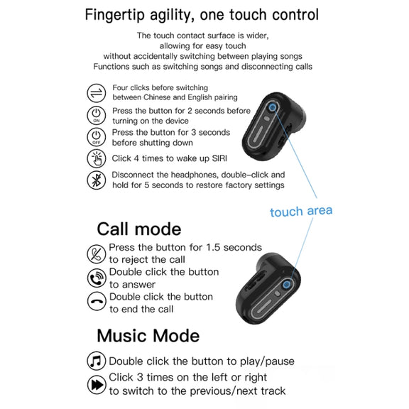 X17 mini 1.27 inch IP67 Water-resistant 2 in 1 Bluetooth Earphone Smart Watch(Gold)