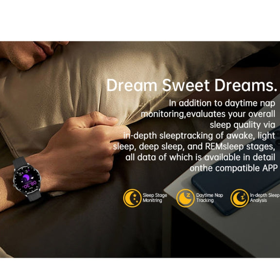 X20 1.43 inch IP67 Water-resistant 2 in 1 Bluetooth Earphone Smart Watch(White)
