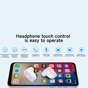 X20 1.43 inch IP67 Water-resistant 2 in 1 Bluetooth Earphone Smart Watch(White)