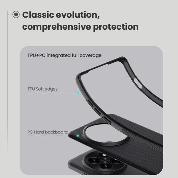For OnePlus 13 NILLKIN Frosted Shield Pro Magnetic Magsafe Phone Case(Black)
