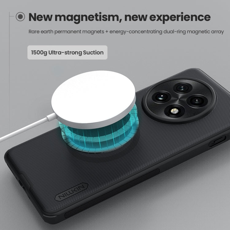 For OnePlus 13 NILLKIN Frosted Shield Pro Magnetic Magsafe Phone Case(Black)
