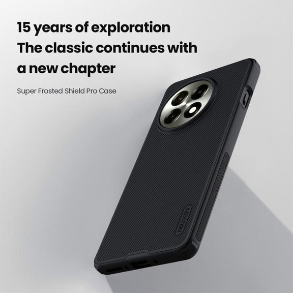 For OnePlus Ace 5 / 13R NILLKIN Frosted Shield Pro PC + TPU Phone Case(Black)