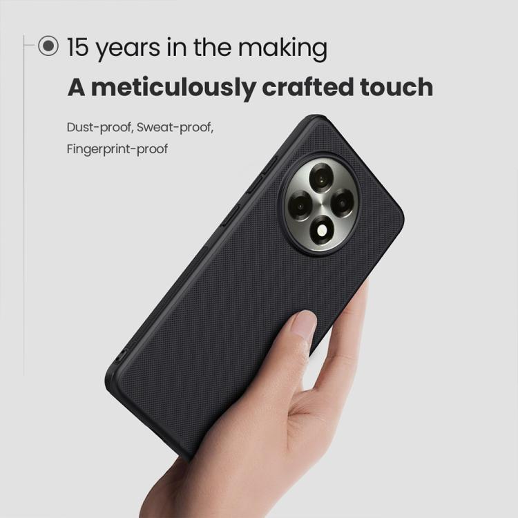 For OnePlus Ace 5 / 13R NILLKIN Frosted Shield Pro PC + TPU Phone Case(Black)