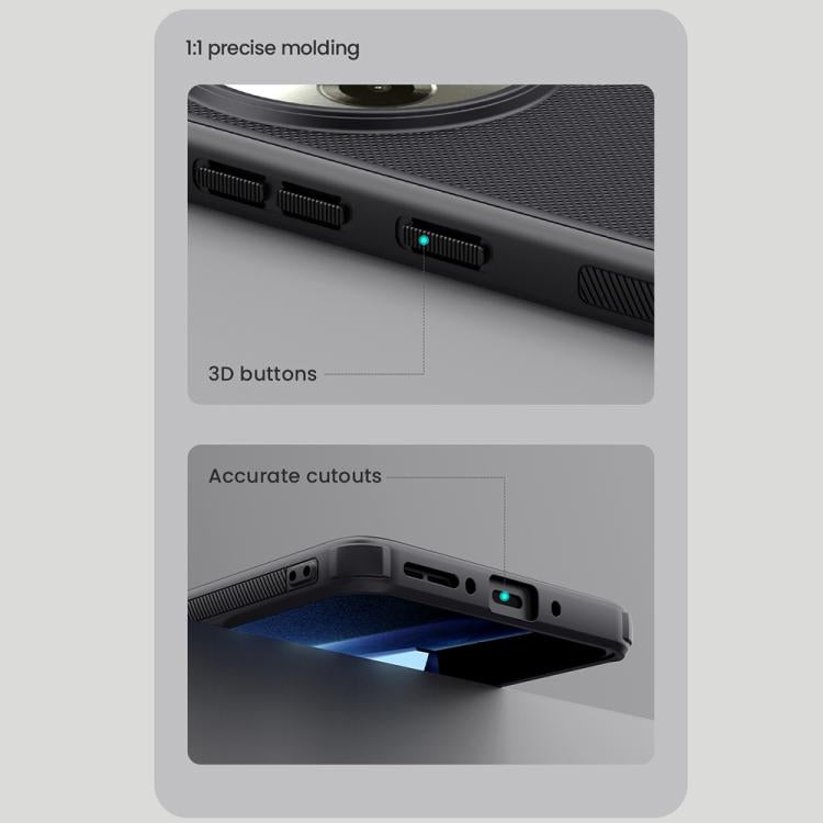 For OnePlus Ace 5 / 13R NILLKIN Frosted Shield Pro PC + TPU Phone Case(Black)