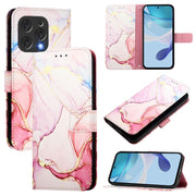 For Doogee N55 Plus PT003 Marble Pattern Flip Leather Phone Case(Rose Gold)