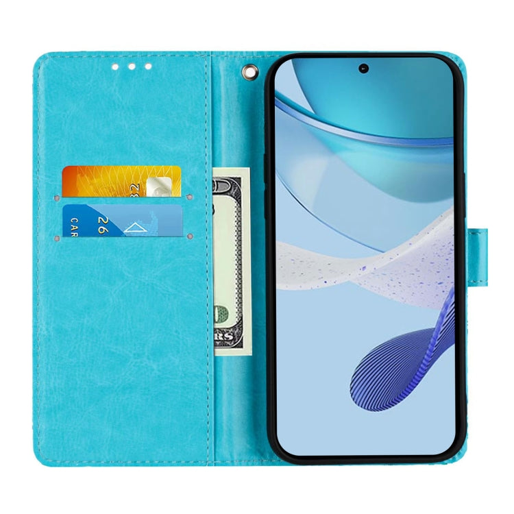 For Doogee N55 Plus Colored Drawing Pattern Plain Weave Leather Phone Case(Undersea Mandala)