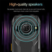 Q6000 Elder Keypad Phone, 2.4 inch, 6800mAh, Dual Flashlights, 21 Keys, SOS, FM, Dual SIM, GSM, Plug:EU Plug(Black)