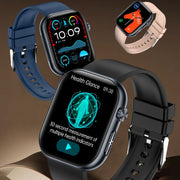ET587 1.95 inch AMOLED Screen Smart Watch, ECG Electrocardiogram/Blood Sugar Monitoring(Grey)