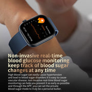 ET587 1.95 inch AMOLED Screen Smart Watch, ECG Electrocardiogram/Blood Sugar Monitoring(Grey)