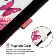 For Doogee N55 Plus 3D Painting Horizontal Flip Leather Phone Case(Rose Butterfly)