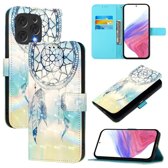 For Doogee N55 Plus 3D Painting Horizontal Flip Leather Phone Case(Dream Wind Chimes)