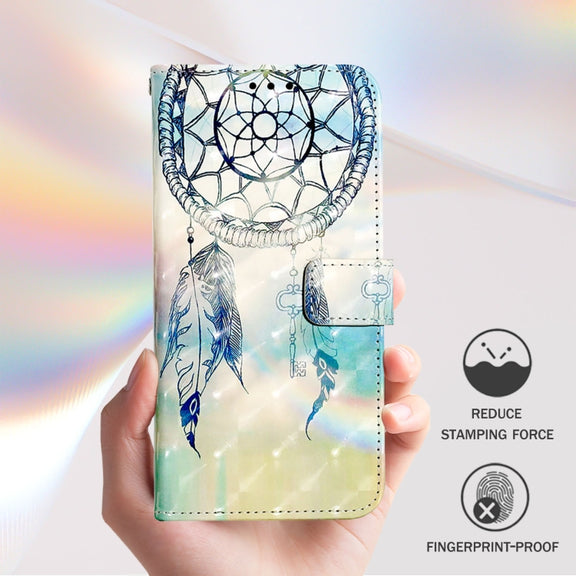 For Doogee N55 Plus 3D Painting Horizontal Flip Leather Phone Case(Dream Wind Chimes)