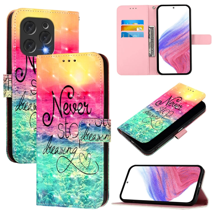 For Doogee N55 Plus 3D Painting Horizontal Flip Leather Phone Case(Chasing Dreams)