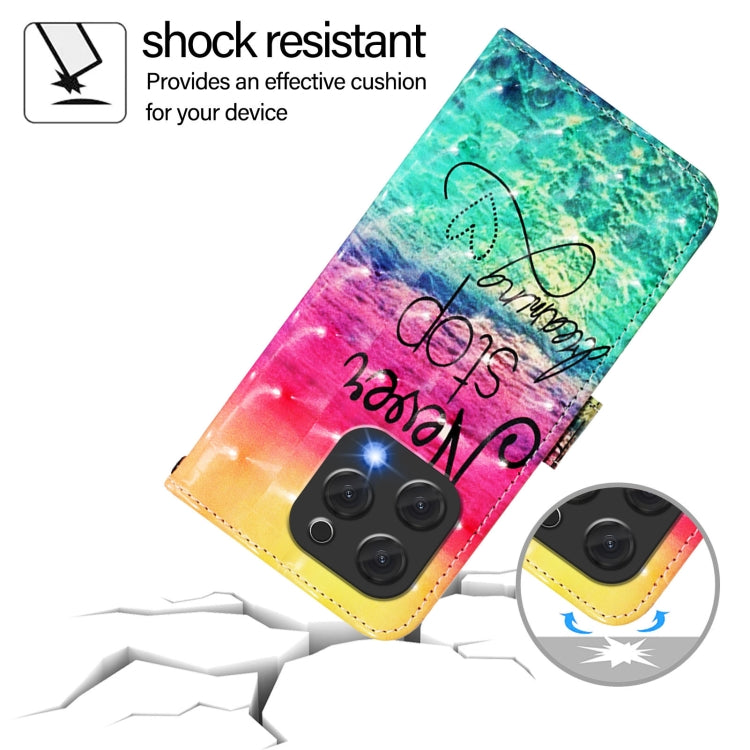 For Doogee N55 Plus 3D Painting Horizontal Flip Leather Phone Case(Chasing Dreams)