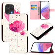 For Doogee N55 Plus 3D Painting Horizontal Flip Leather Phone Case(Flower) - More Brand by PMC TechLife | Online Shopping South Africa | PMC TechLife | Buy Now Pay Later Mobicred