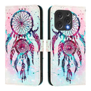 For Doogee N55 Plus 3D Painting Horizontal Flip Leather Phone Case(Color Drop Wind Chimes)