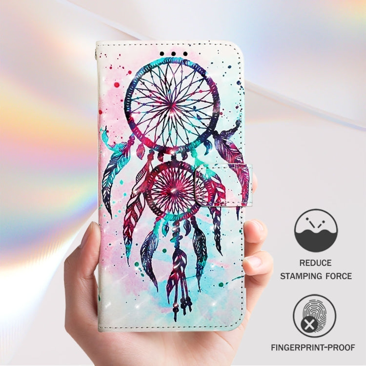 For Doogee N55 Plus 3D Painting Horizontal Flip Leather Phone Case(Color Drop Wind Chimes)