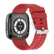 ET593 1.75 inch IPS Square Screen Smart Watch, ECG Electrocardiogram / Blood Sugar Monitoring(Red)