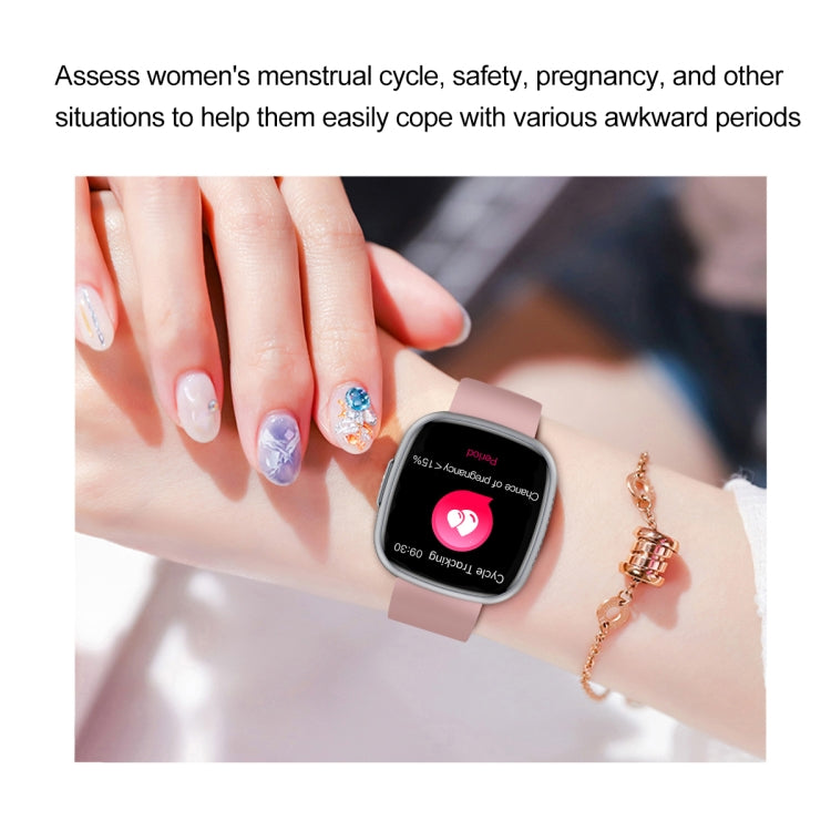 ET593 1.75 inch IPS Square Screen Smart Watch, ECG Electrocardiogram / Blood Sugar Monitoring(Grey)